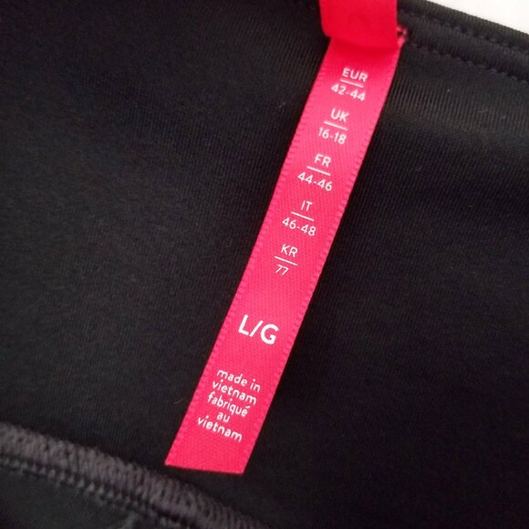 Spanx Faux Leather High Waist Slimming Tummy Control Leggings L Black $98 Slim - Picture 11 of 16